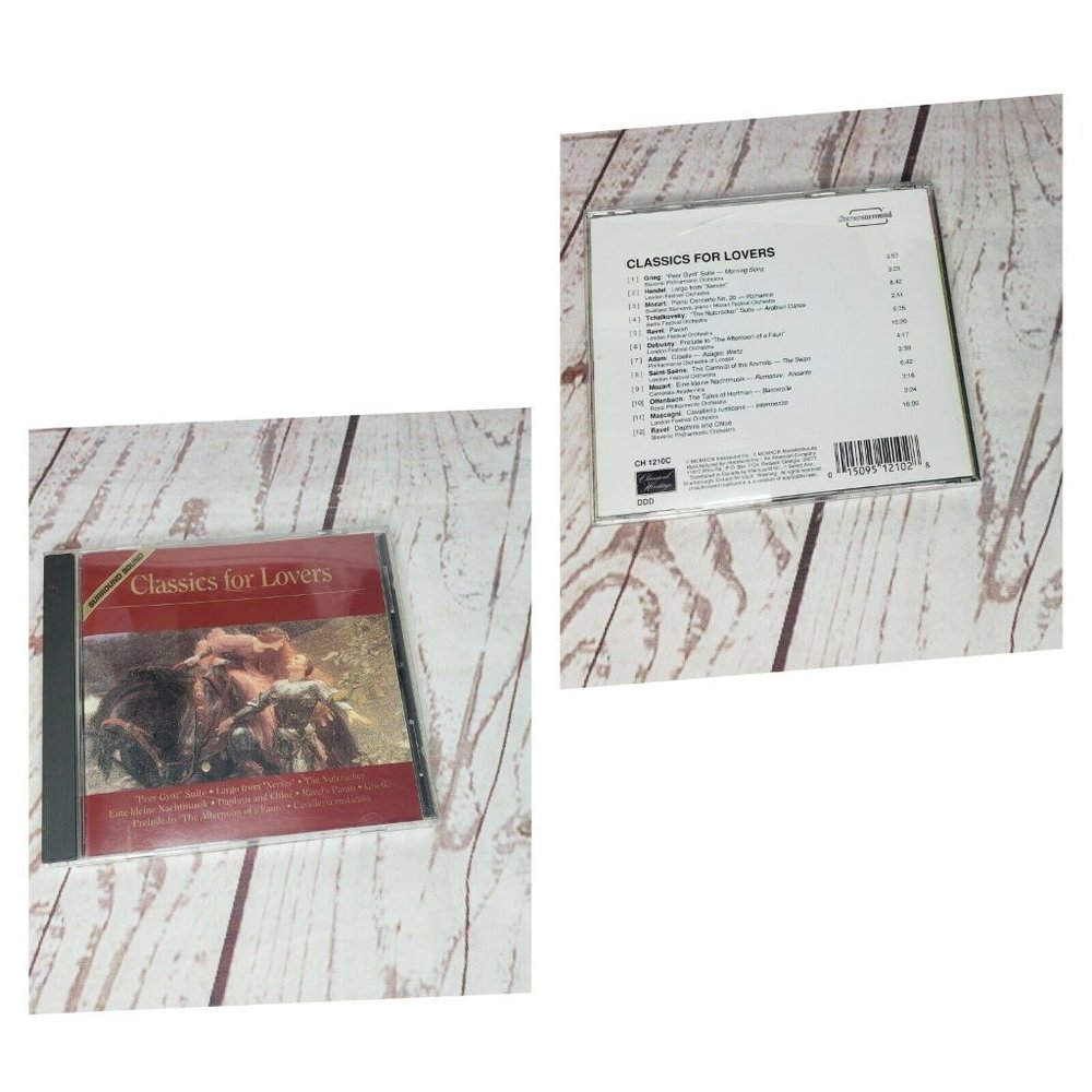 Classics for Lovers Opera Classical Concerto CD